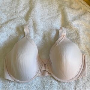 Warner's Light Pink Bra 38D Front Clasp
